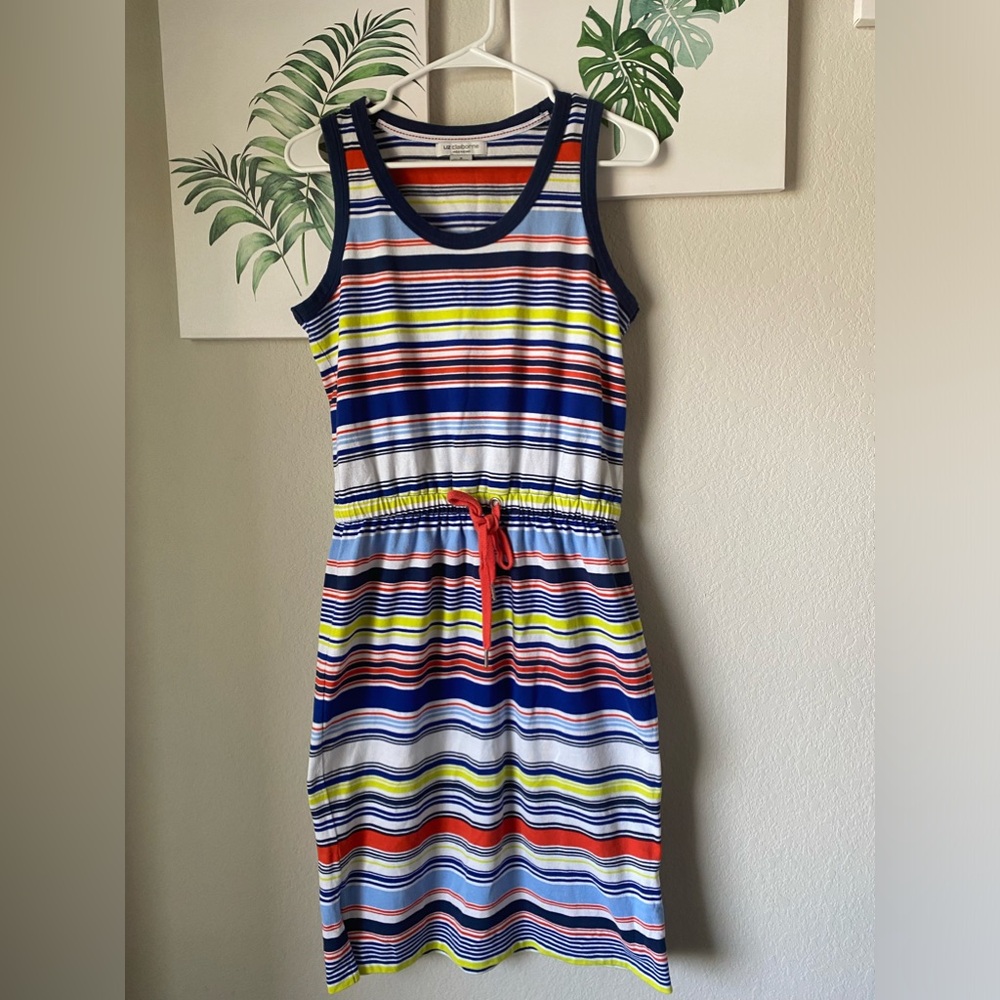 Liz Claiborne Sleeveless Shirt Dress in Good Condition